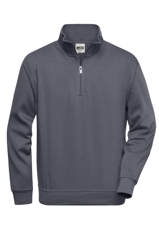 Sweatshirt mit Stehkragen und Reißverschluss - JN831
