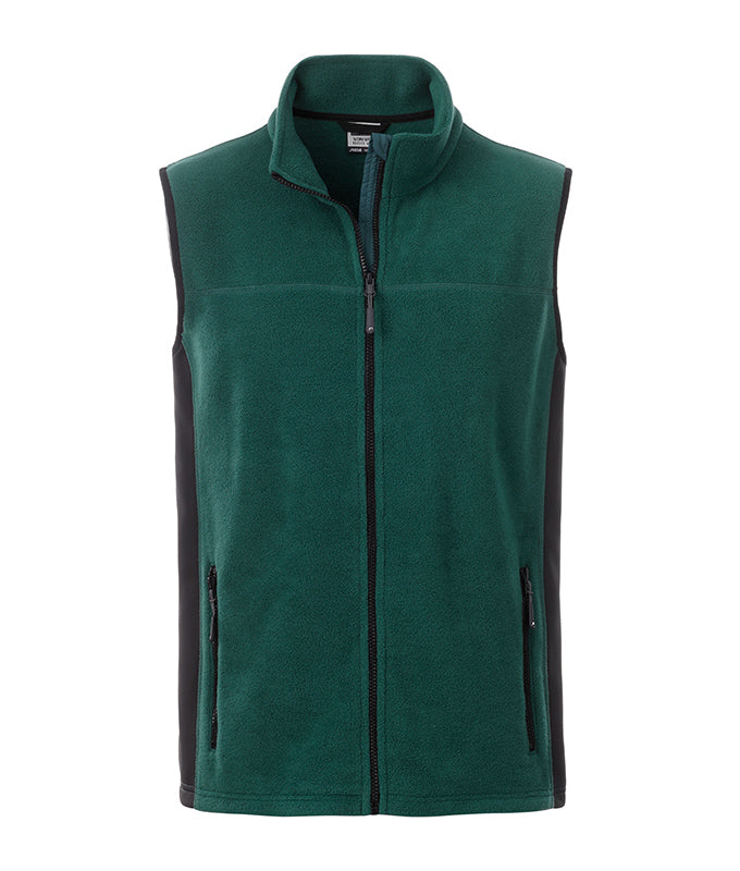 Laden Sie das Bild in Galerie -Viewer, Strapazierfähige Fleece Weste im Materialmix - JN856