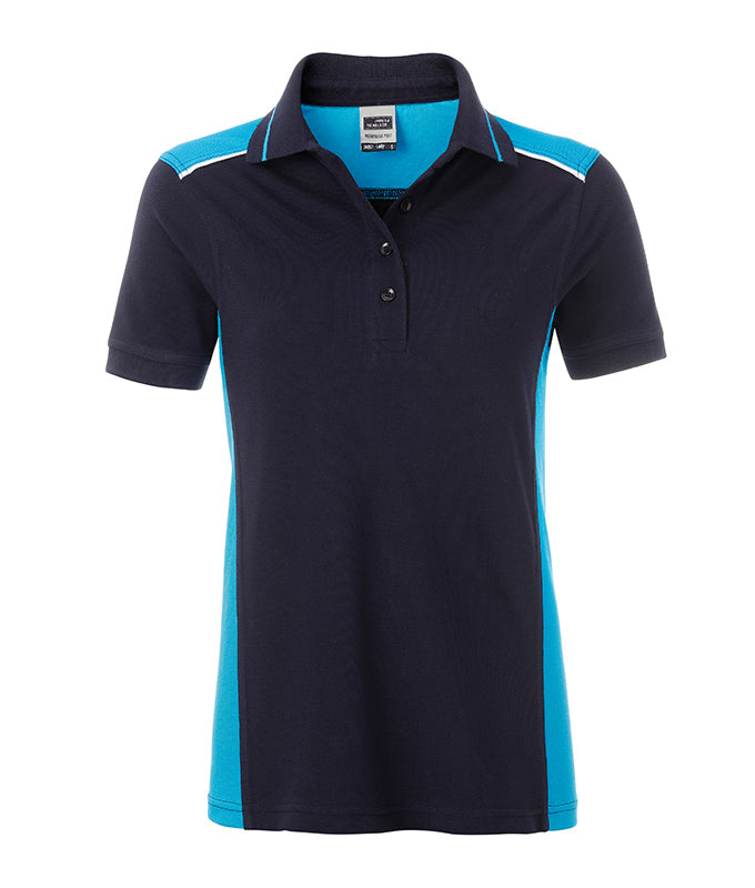 Laden Sie das Bild in Galerie -Viewer, Pflegeleichtes und strapazierfähiges Polo mit Kontrasteinsätzen - JN857