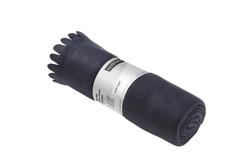 Laden Sie das Bild in Galerie -Viewer, Fleecedecke mit abgerundeten Fransen - JN957