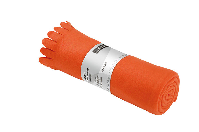 Laden Sie das Bild in Galerie -Viewer, Fleecedecke mit abgerundeten Fransen - JN957