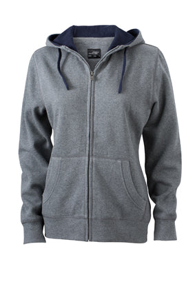 Laden Sie das Bild in Galerie -Viewer, Sweat-Jacke mit Reißverschluss und Kapuze - JN962