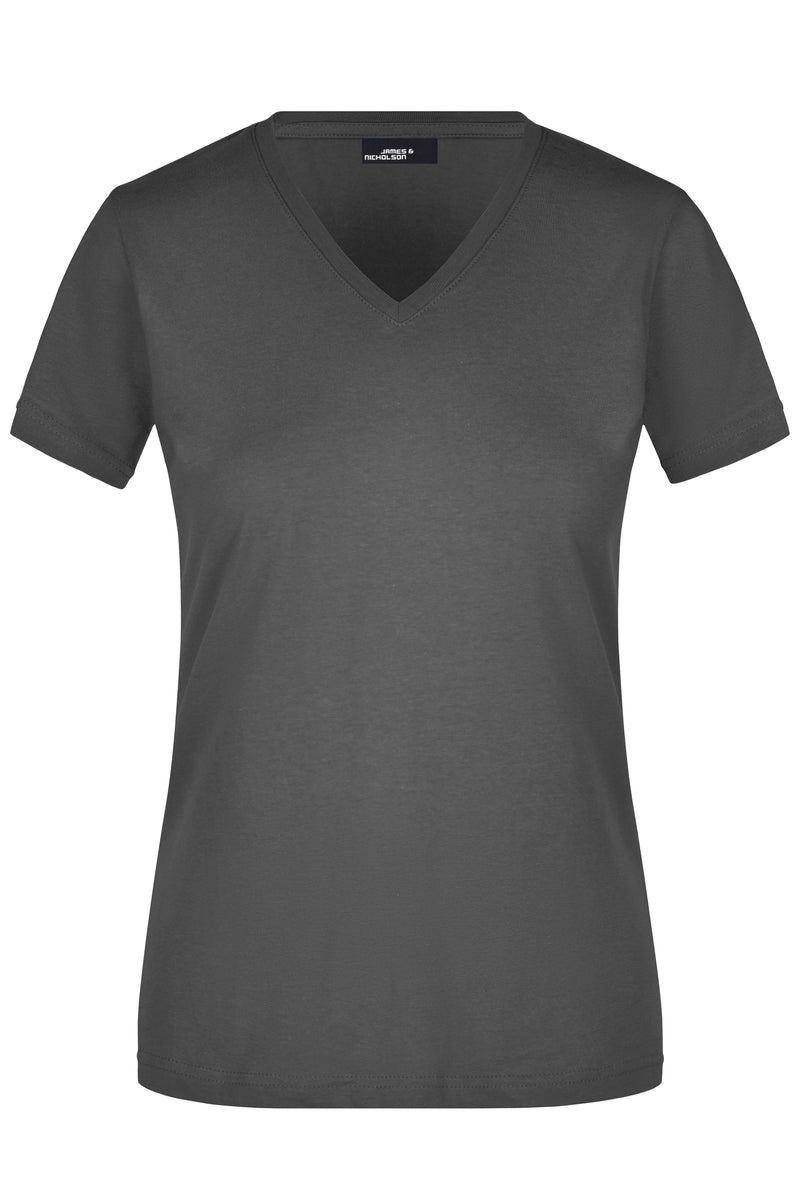Laden Sie das Bild in Galerie -Viewer, Figurbetontes V-Neck-T-Shirt Damen - JN972