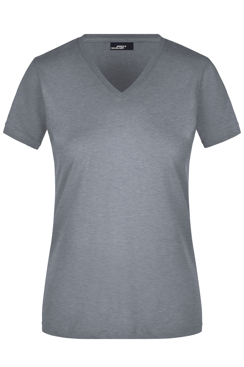 Laden Sie das Bild in Galerie -Viewer, Figurbetontes V-Neck-T-Shirt Damen - JN972