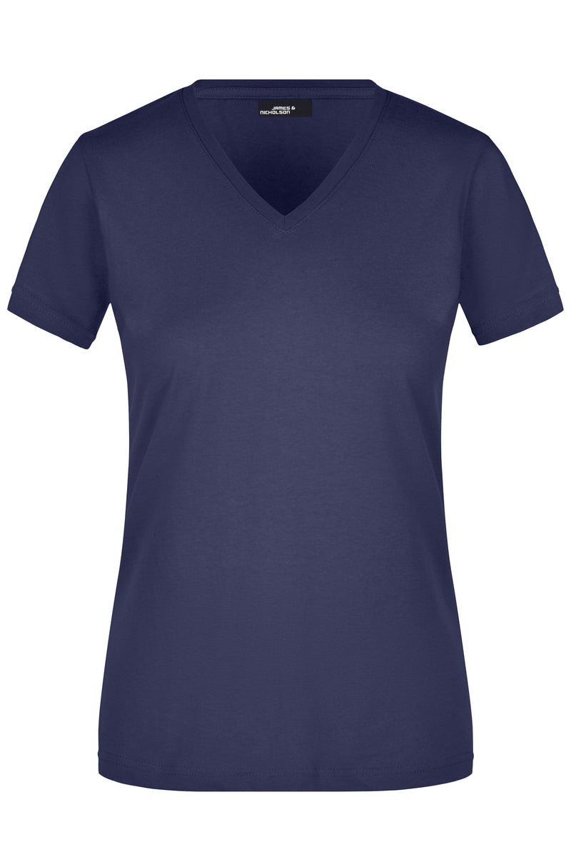 Laden Sie das Bild in Galerie -Viewer, Figurbetontes V-Neck-T-Shirt Damen - JN972