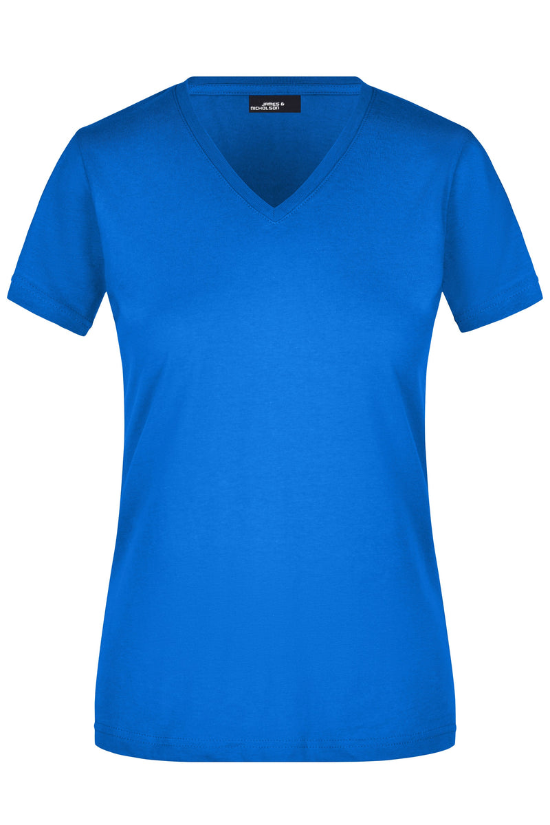 Laden Sie das Bild in Galerie -Viewer, Figurbetontes V-Neck-T-Shirt Damen - JN972