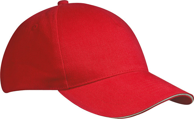 Laden Sie das Bild in Galerie -Viewer, 5 Panel Cap mit kontrastfarbigem Sandwich - MB035