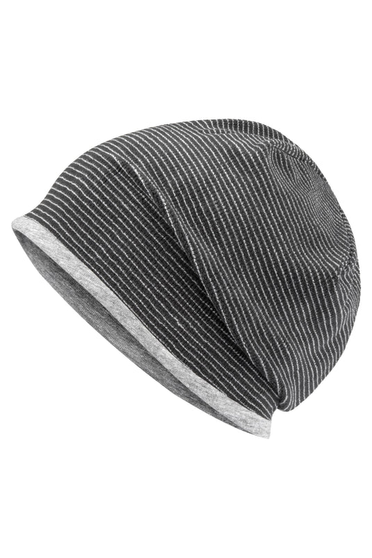 Stretchfleece-Mütze mit Kontrastabschluss - MB7127
