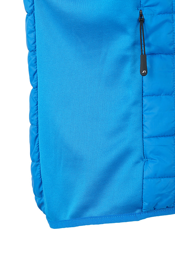 Laden Sie das Bild in Galerie -Viewer, Leicht wattierte Weste im sportlichen Materialmix - JN1114