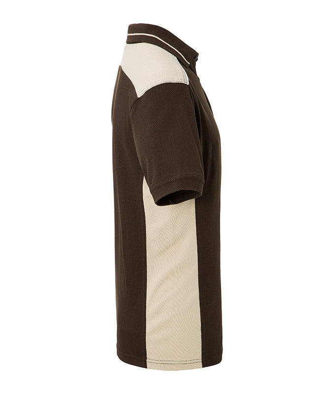 Laden Sie das Bild in Galerie -Viewer, Pflegeleichtes und strapazierfähiges Polo mit Kontrasteinsätzen - JN858