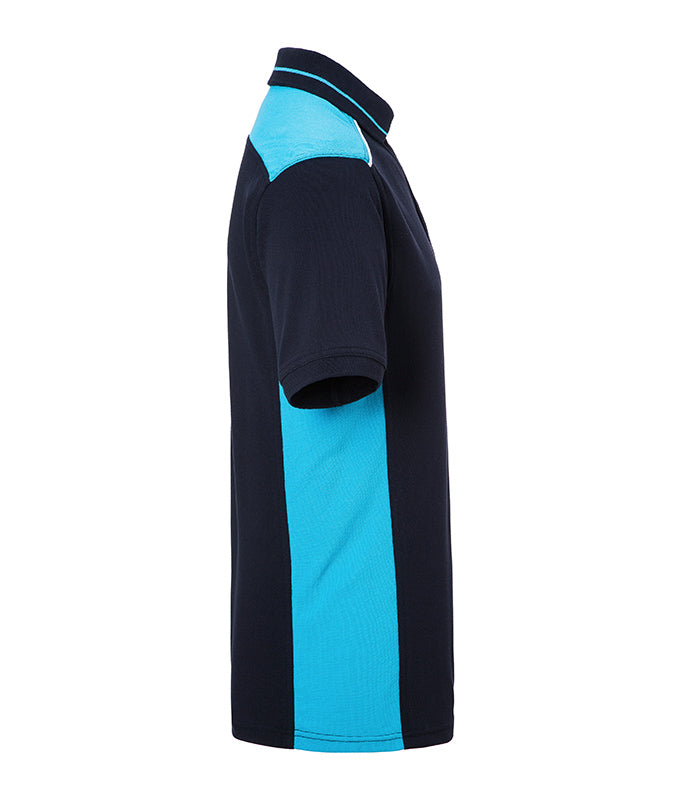 Laden Sie das Bild in Galerie -Viewer, Pflegeleichtes und strapazierfähiges Polo mit Kontrasteinsätzen - JN858