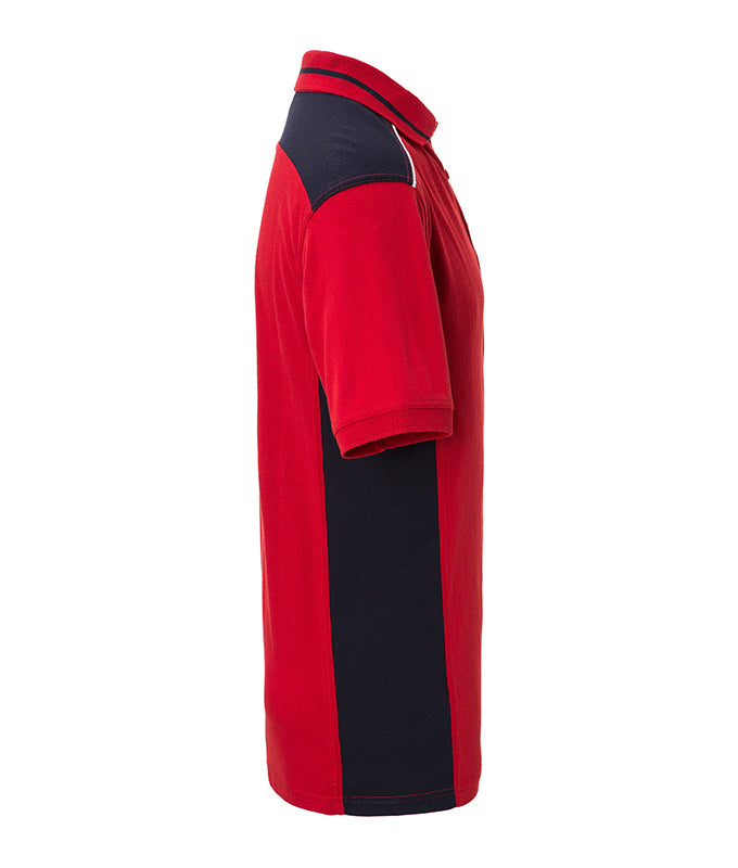 Laden Sie das Bild in Galerie -Viewer, Pflegeleichtes und strapazierfähiges Polo mit Kontrasteinsätzen - JN858