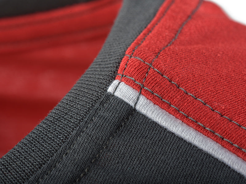 Laden Sie das Bild in Galerie -Viewer, Strapazierfähiges und pflegeleichtes T-Shirt mit Kontrasteinsätzen - JN859