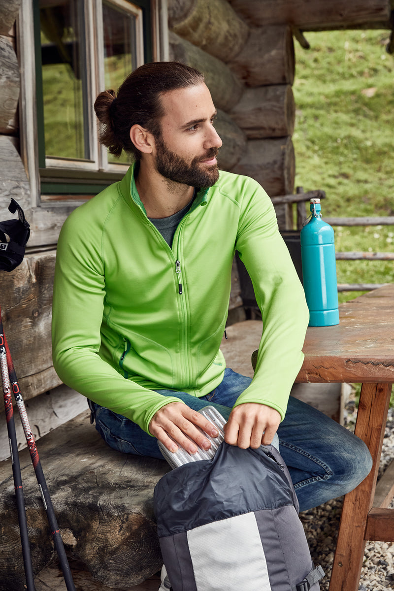 Laden Sie das Bild in Galerie -Viewer, Bi-elastische, körperbetonte Jacke im sportlichen Look Herren - JN764