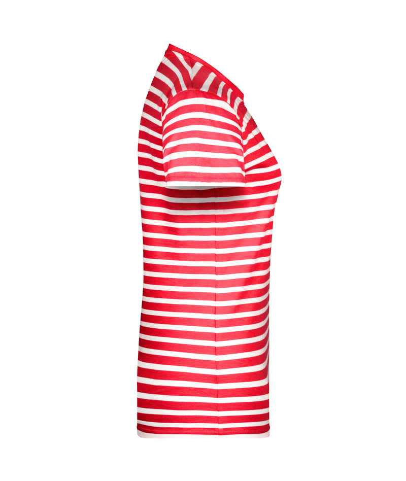 Laden Sie das Bild in Galerie -Viewer, T-Shirt in maritimem Look mit Brusttasche - 8027