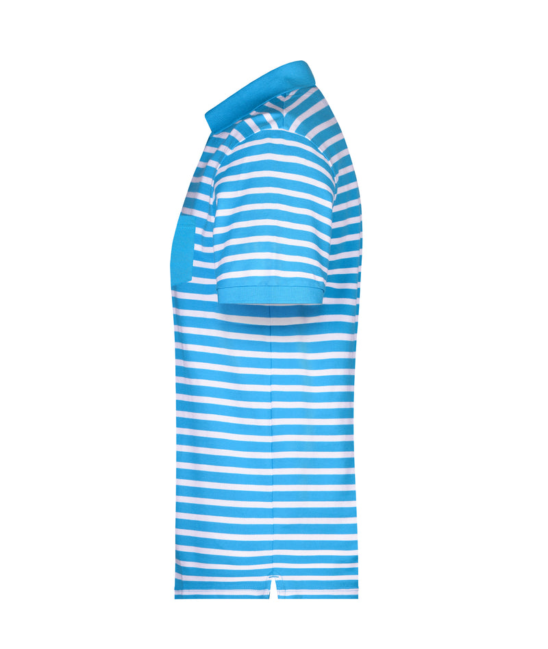 Laden Sie das Bild in Galerie -Viewer, Polo in maritimem Look mit Brusttasche - 8030