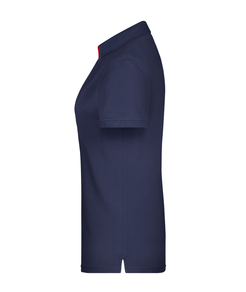 Laden Sie das Bild in Galerie -Viewer, Klassisches Polo mit Kontrastelementen - Damen - JN725