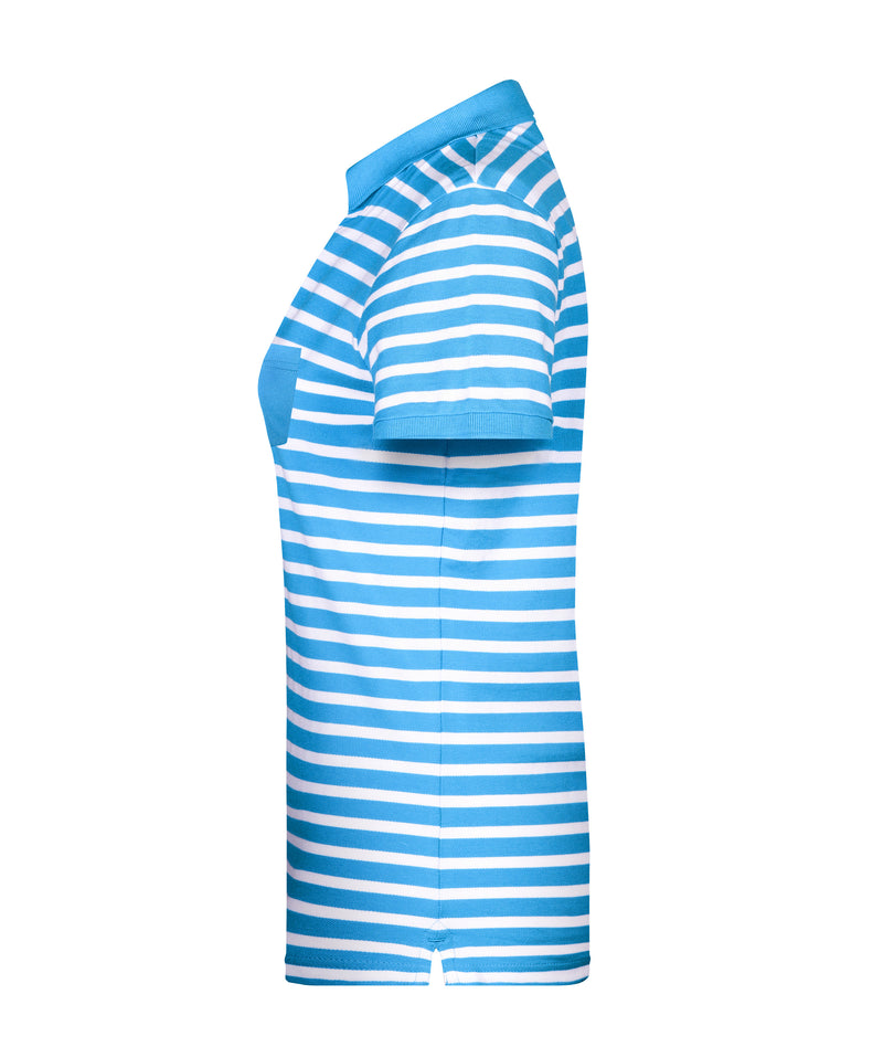 Laden Sie das Bild in Galerie -Viewer, Polo in maritimem Look mit Brusttasche - 8029