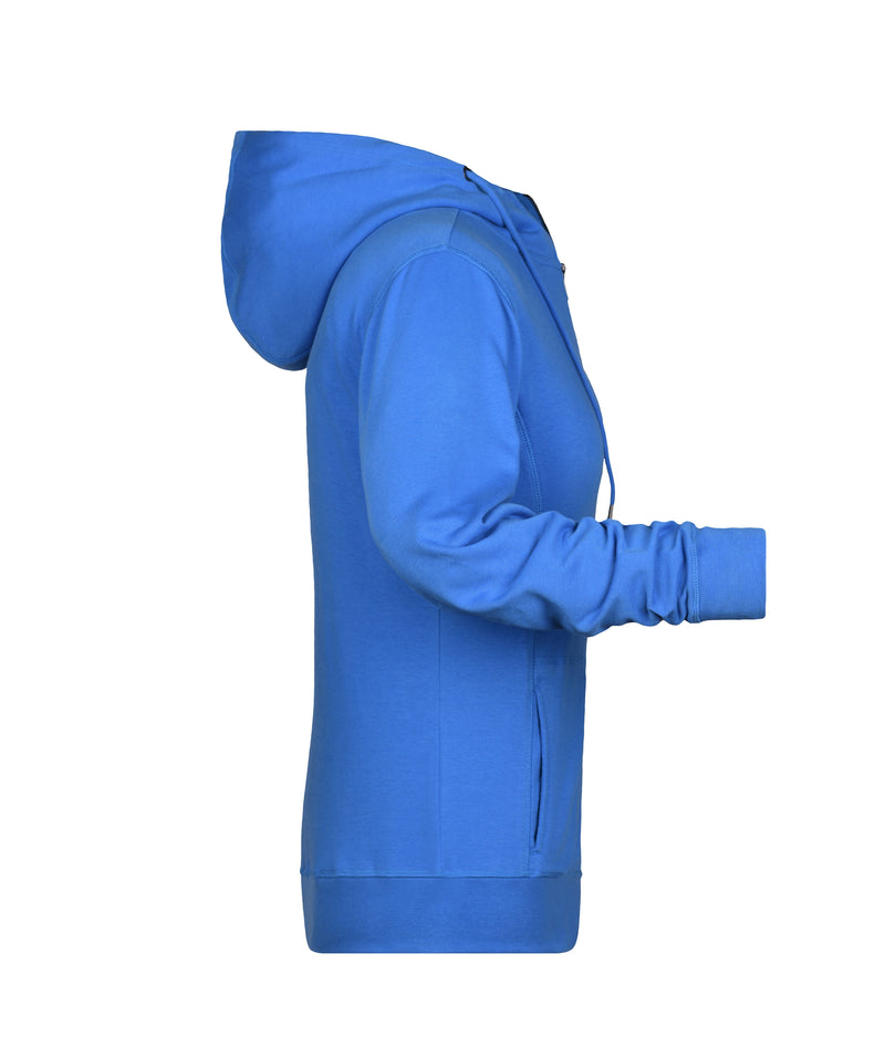 Laden Sie das Bild in Galerie -Viewer, Sweat-Jacke mit Kapuze und Reißverschluss - 8025