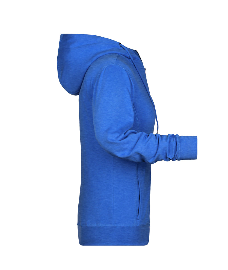 Laden Sie das Bild in Galerie -Viewer, Sweat-Jacke mit Kapuze und Reißverschluss - 8025