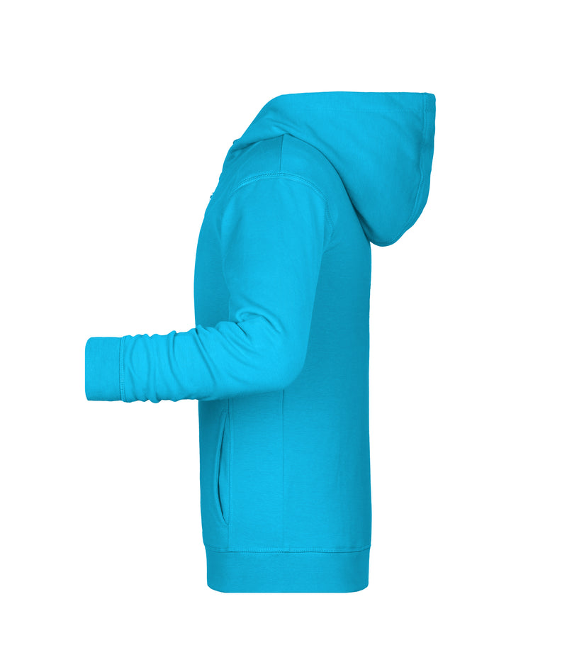 Laden Sie das Bild in Galerie -Viewer, Sweat-Jacke mit Kapuze und Reißverschluss - 8026K