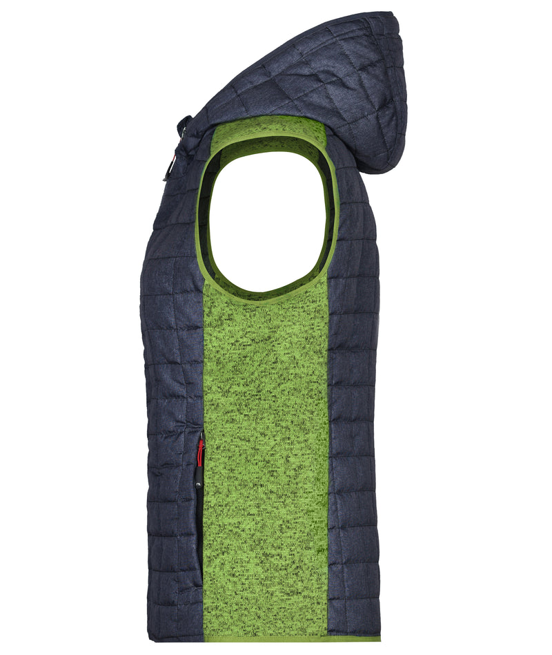 Laden Sie das Bild in Galerie -Viewer, Weste im stylischen Materialmix - JN767