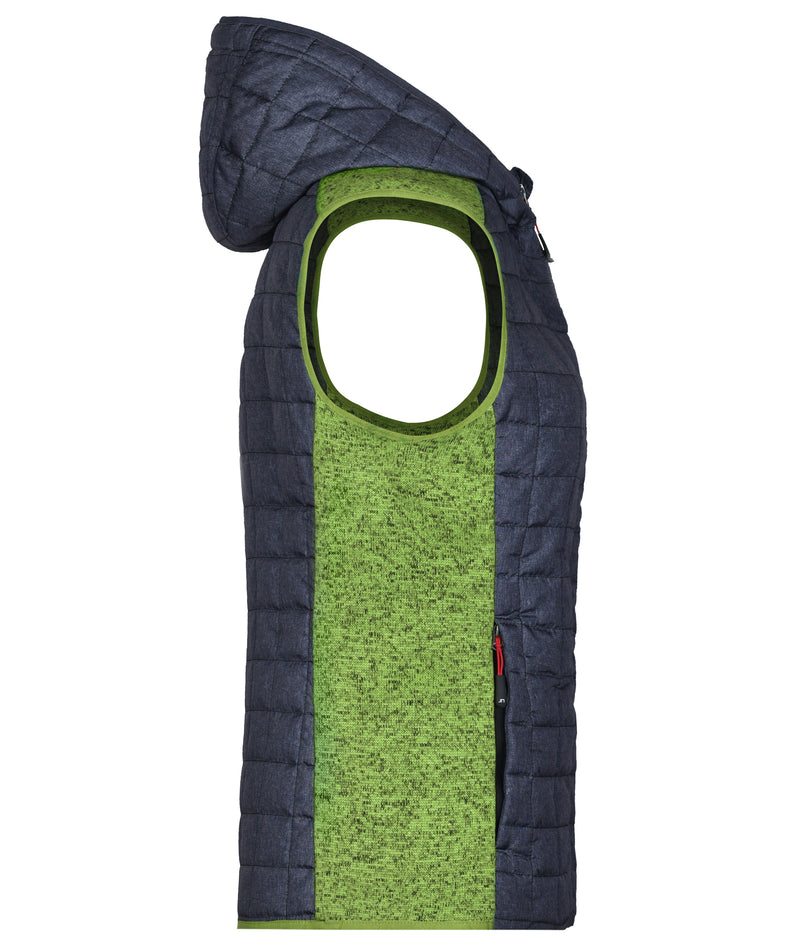 Laden Sie das Bild in Galerie -Viewer, Weste im stylischen Materialmix - JN767