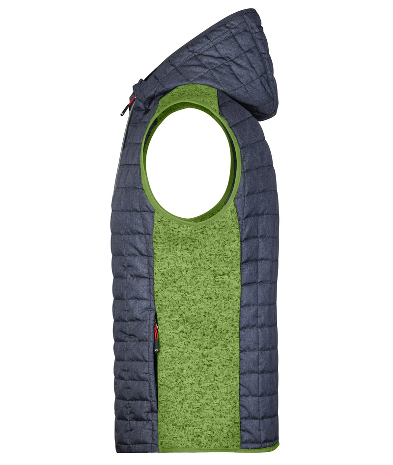 Laden Sie das Bild in Galerie -Viewer, Weste im stylischen Materialmix - JN768