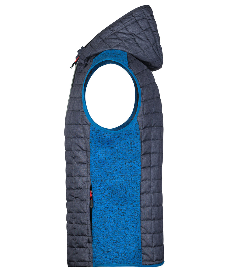 Laden Sie das Bild in Galerie -Viewer, Weste im stylischen Materialmix - JN768