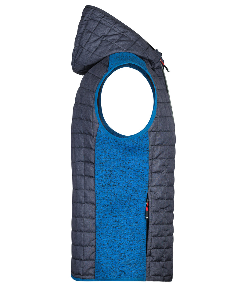 Laden Sie das Bild in Galerie -Viewer, Weste im stylischen Materialmix - JN768