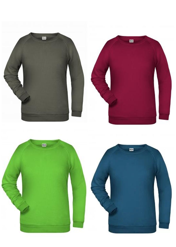 Laden Sie das Bild in Galerie -Viewer, Rundhals-Sweatshirt mit Raglanärmeln - JN793