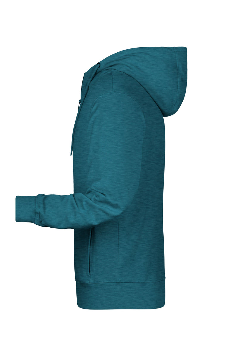 Laden Sie das Bild in Galerie -Viewer, Sweat-Jacke mit Kapuze und Reißverschluss - 8026