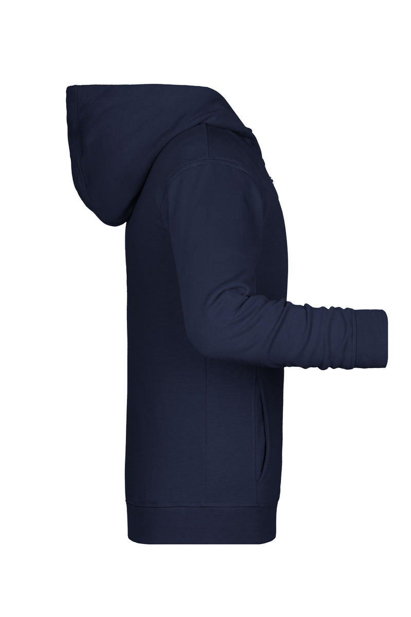 Laden Sie das Bild in Galerie -Viewer, Sweat-Jacke mit Kapuze und Reißverschluss - 8026K