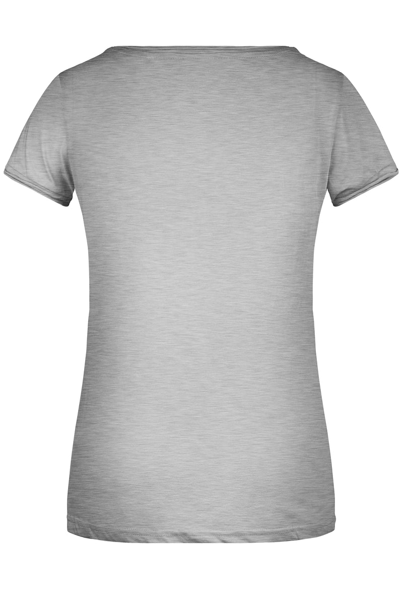 Laden Sie das Bild in Galerie -Viewer, T-Shirt mit trendigem Rollsaum - 8001