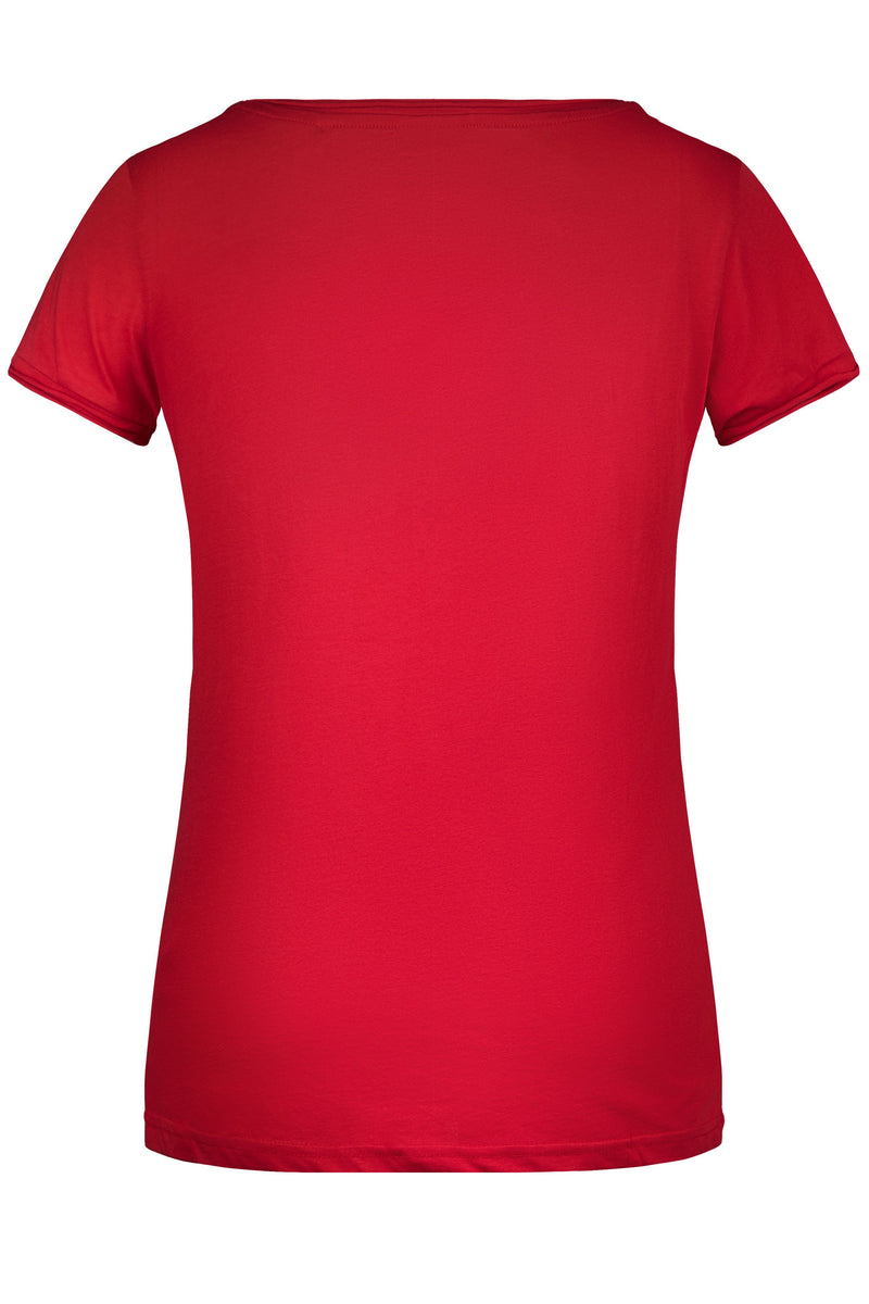 Laden Sie das Bild in Galerie -Viewer, T-Shirt mit trendigem Rollsaum - 8001