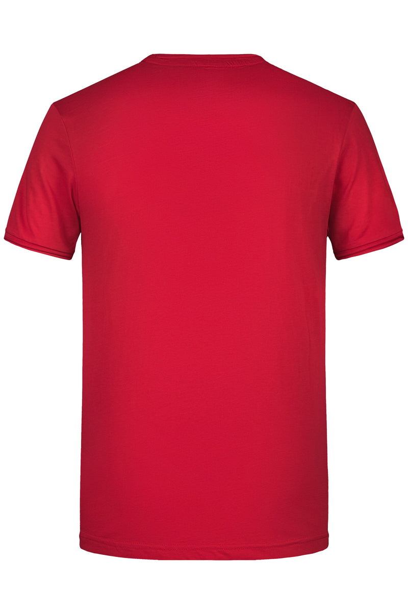 Laden Sie das Bild in Galerie -Viewer, T-Shirt mit trendigem Rollsaum - 8002