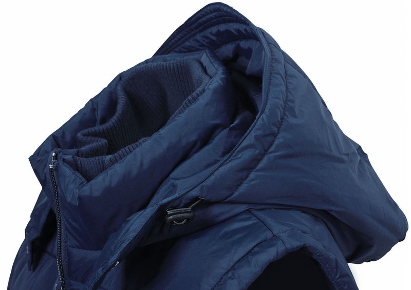 Laden Sie das Bild in Galerie -Viewer, Modische Steppweste mit abnehmbarer Kapuze - JN1005