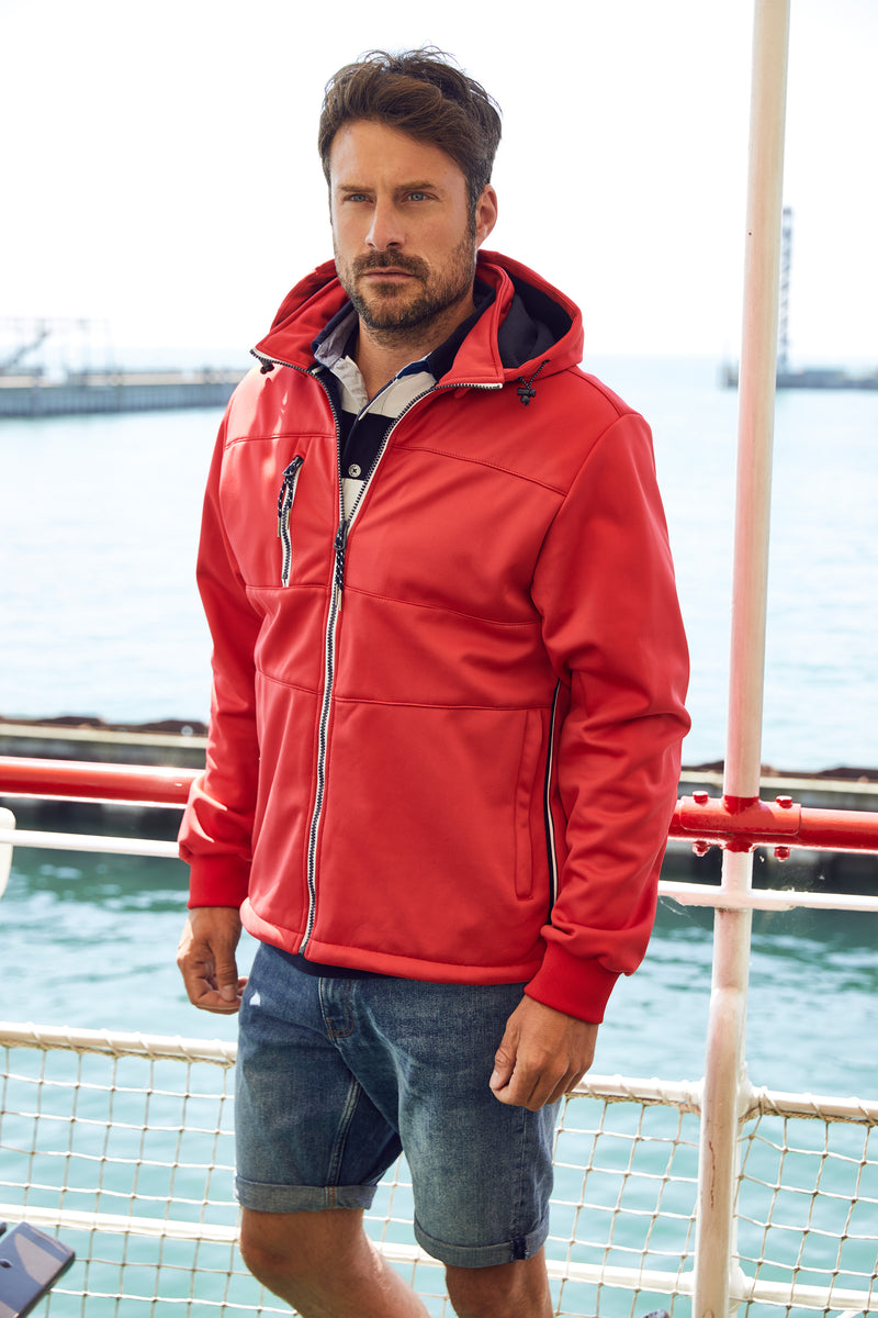 Laden Sie das Bild in Galerie -Viewer, Junge Softshell Jacke mit modischen Details - Herren - JN1078
