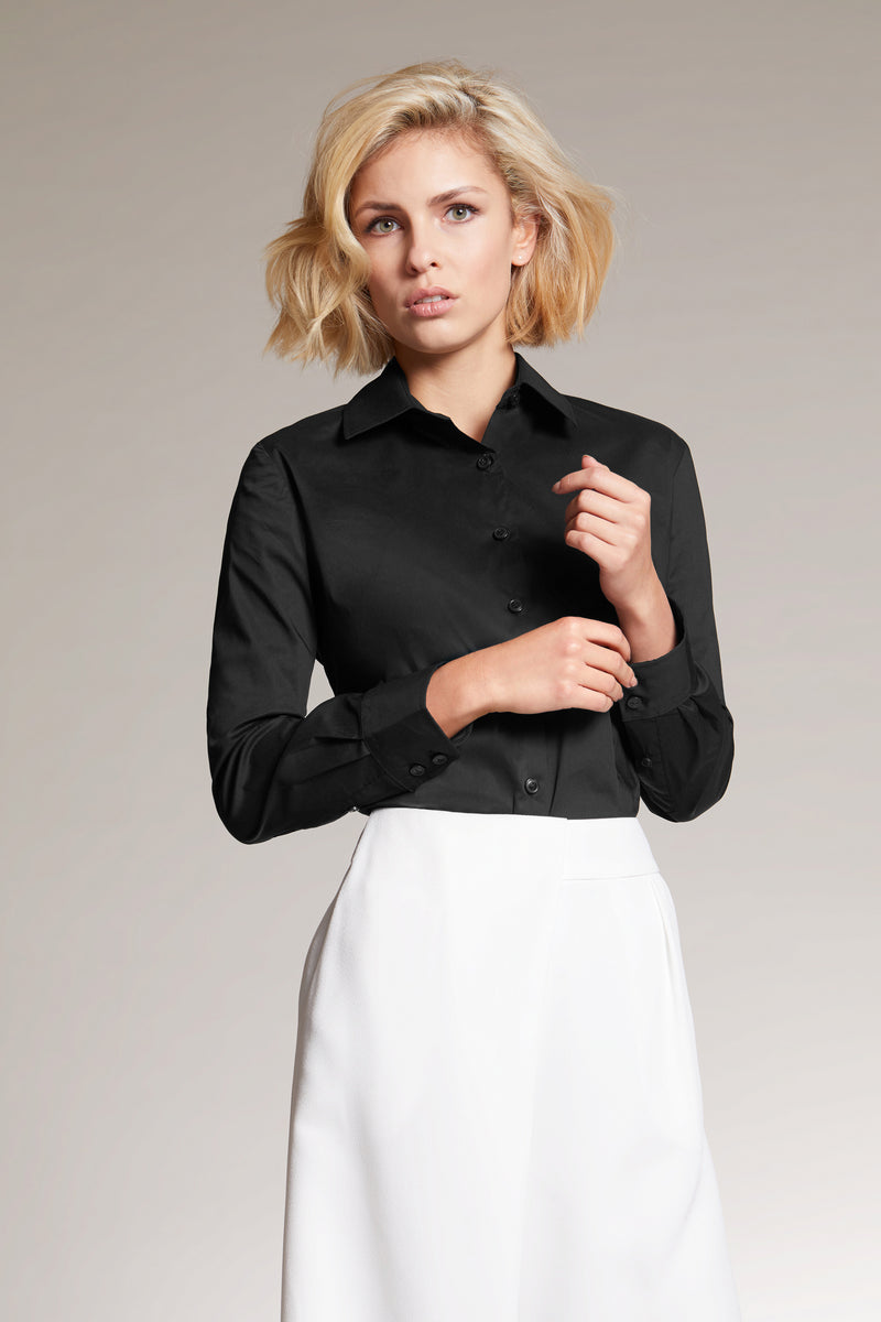 Laden Sie das Bild in Galerie -Viewer, Modisch tailliertes Cityhemd und Damenbluse - JN645