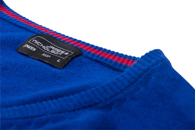 Laden Sie das Bild in Galerie -Viewer, Klassischer Baumwoll-Pullover - Herren - JN659