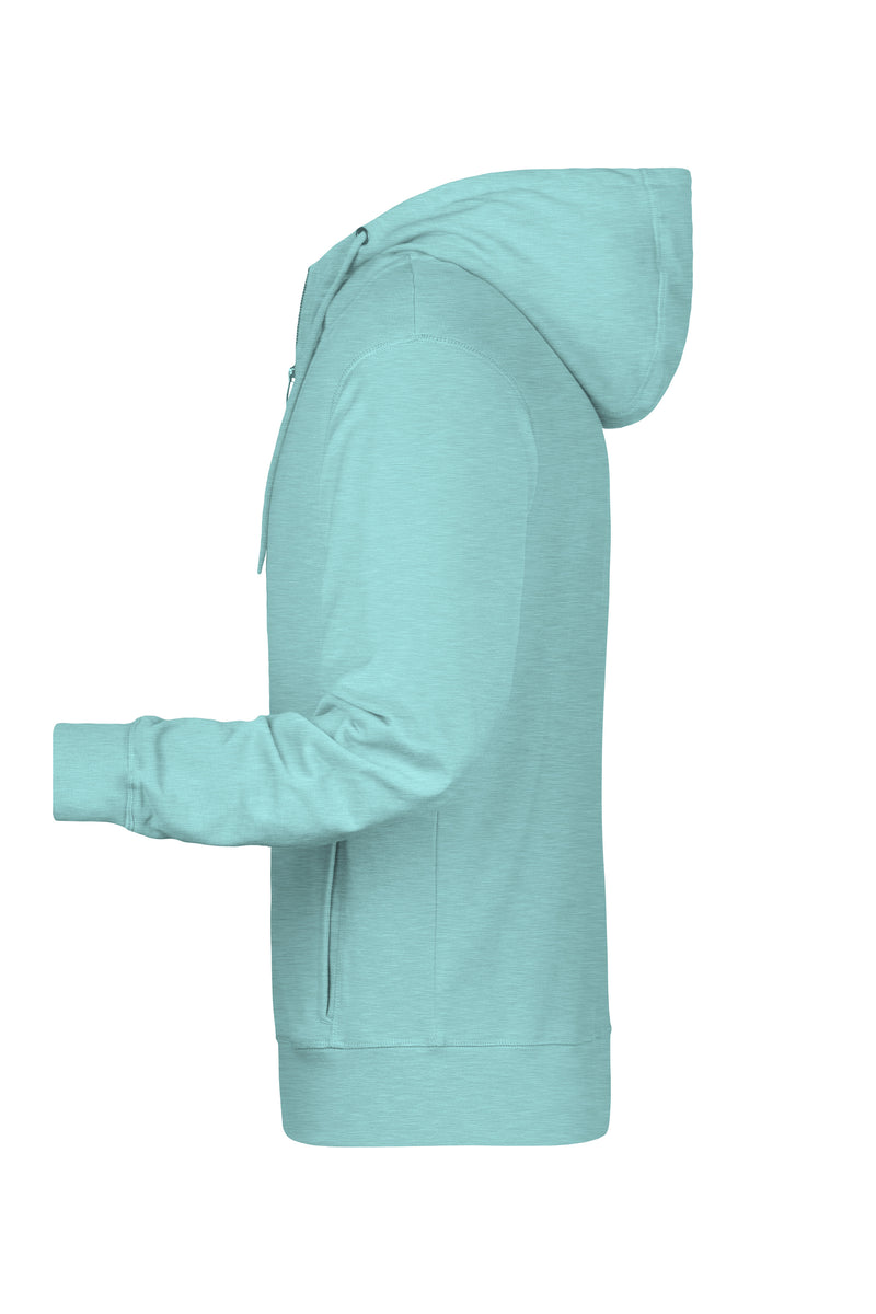 Laden Sie das Bild in Galerie -Viewer, Sweat-Jacke mit Kapuze und Reißverschluss - 8026