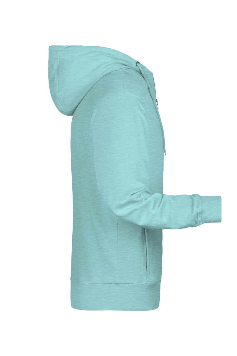 Laden Sie das Bild in Galerie -Viewer, Sweat-Jacke mit Kapuze und Reißverschluss - 8026