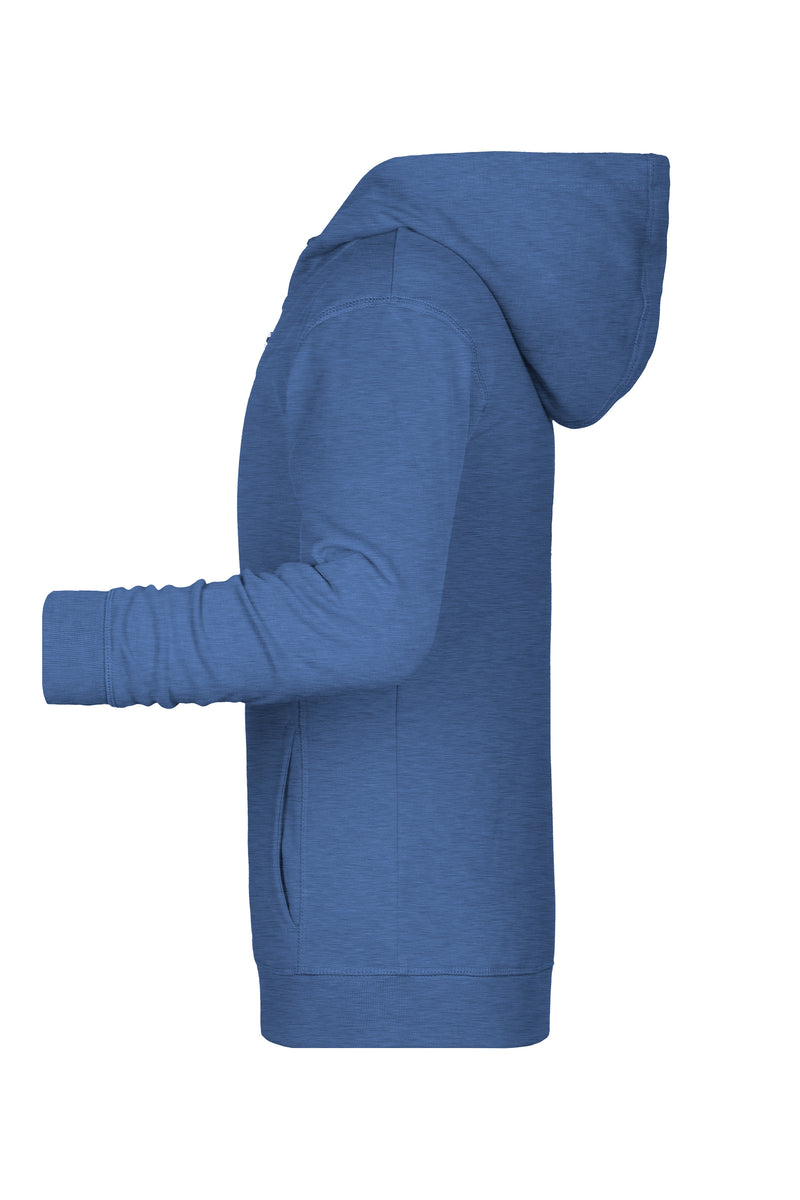 Laden Sie das Bild in Galerie -Viewer, Sweat-Jacke mit Kapuze und Reißverschluss - 8026K