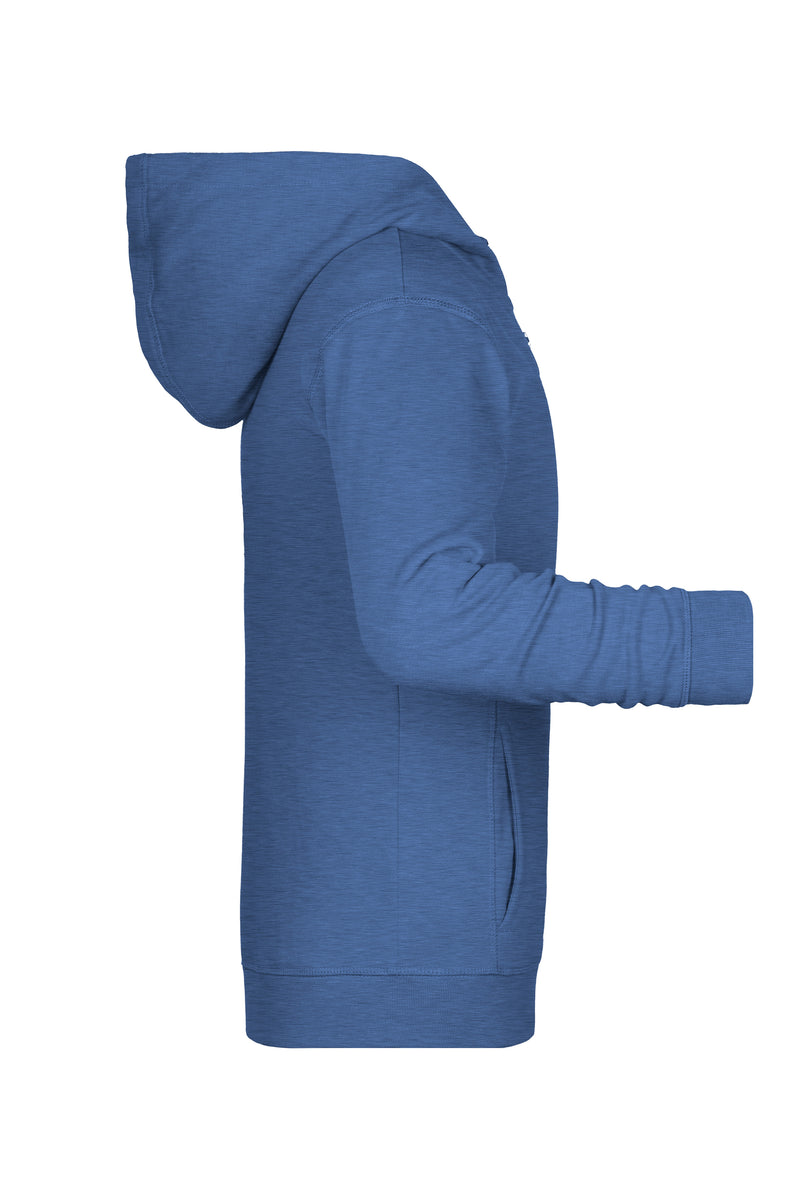 Laden Sie das Bild in Galerie -Viewer, Sweat-Jacke mit Kapuze und Reißverschluss - 8026K