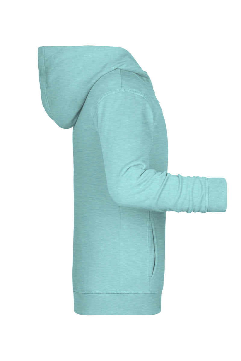 Laden Sie das Bild in Galerie -Viewer, Sweat-Jacke mit Kapuze und Reißverschluss - 8026K