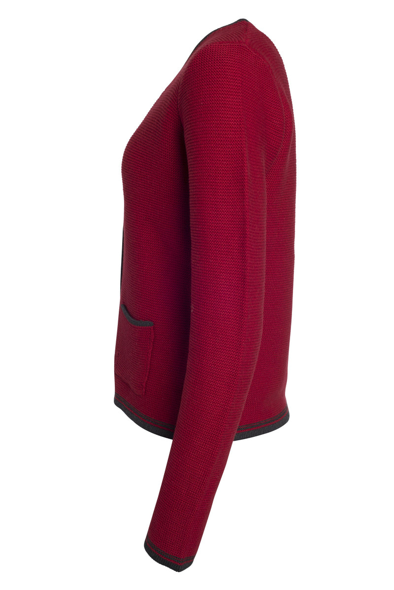 Laden Sie das Bild in Galerie -Viewer, Strickjacke im klassischen Trachtenlook - JN639