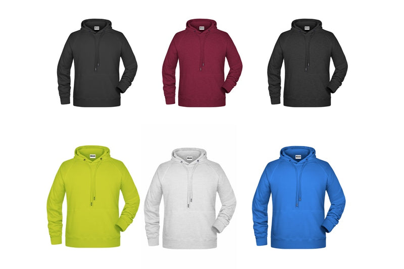 Laden Sie das Bild in Galerie -Viewer, Kapuzensweat mit Raglanärmeln - Herren - 8024