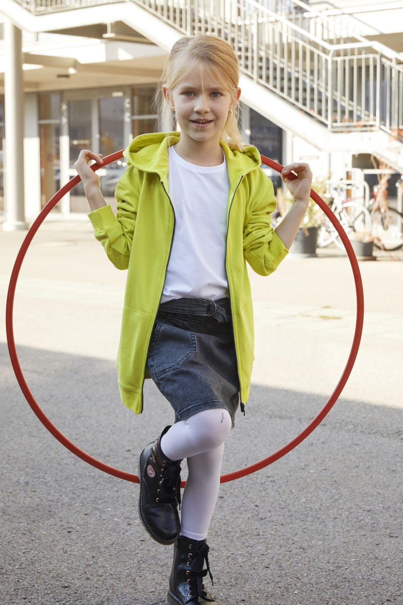 Laden Sie das Bild in Galerie -Viewer, Sweat-Jacke mit Kapuze und Reißverschluss - 8026K