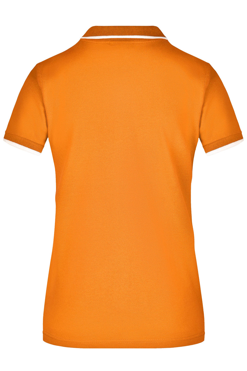 Laden Sie das Bild in Galerie -Viewer, Hochwertiges Piqué-Polohemd mit Kontraststreifen - Damen - JN934