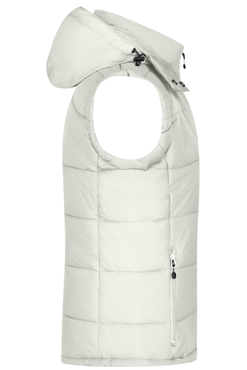 Laden Sie das Bild in Galerie -Viewer, Modische Steppweste mit abnehmbarer Kapuze - JN1005